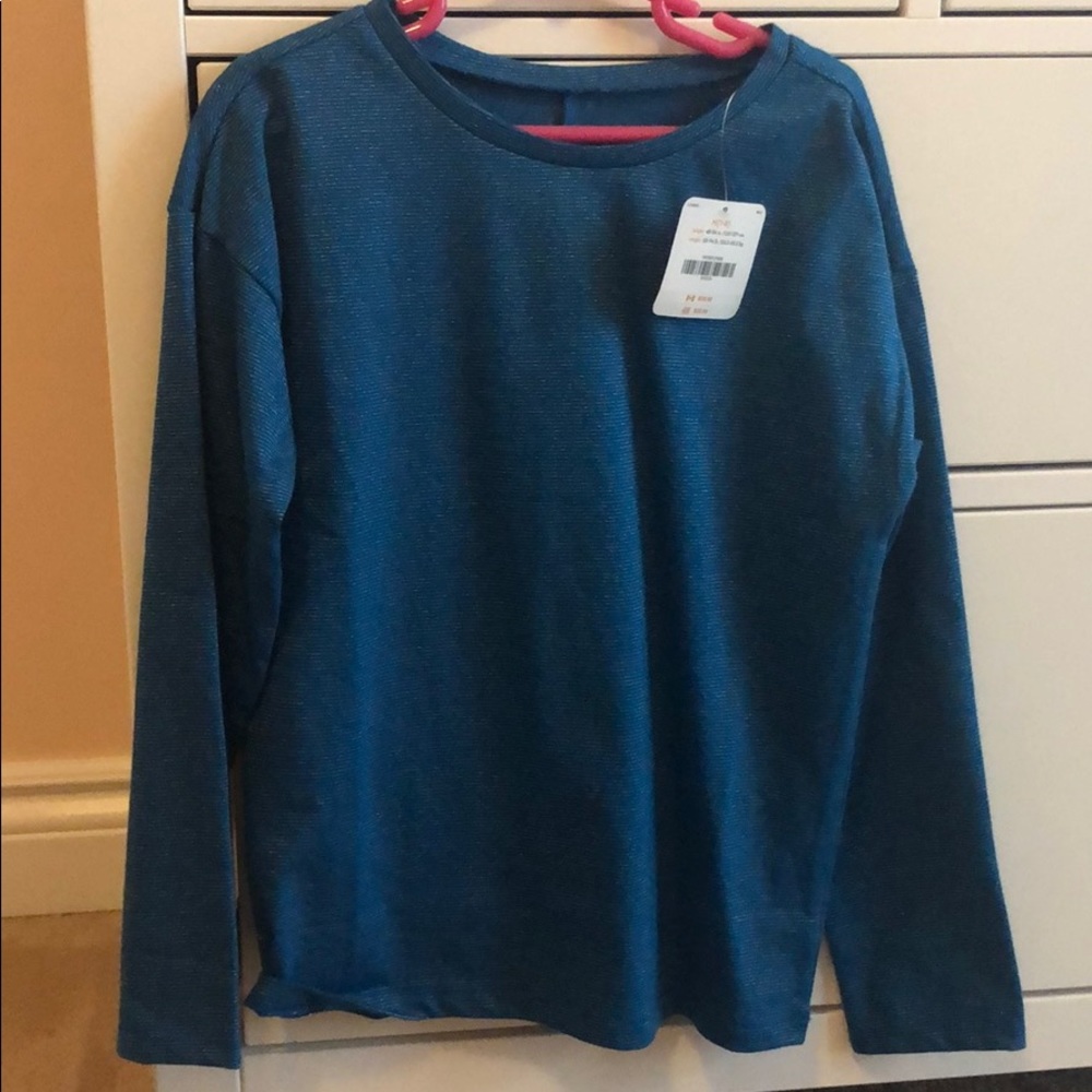 Gymboree LS Tee with Metallic Detail